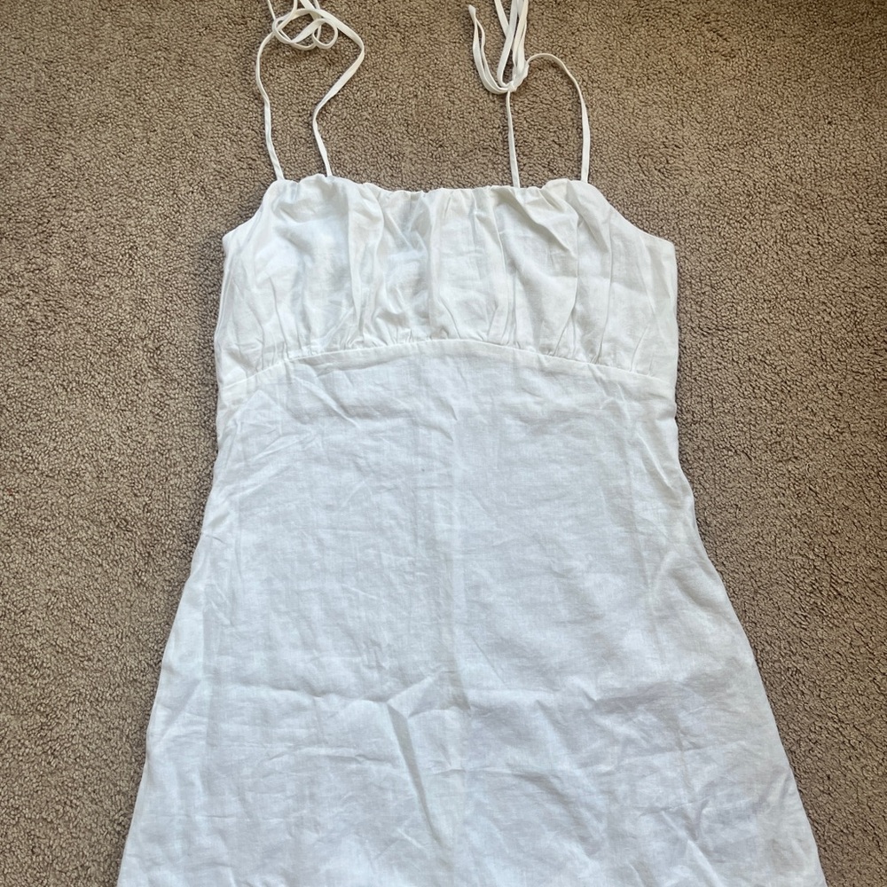 White Linen Sundress